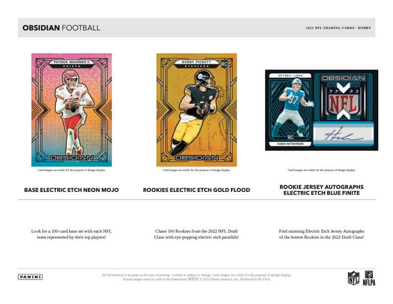 2022 Panini Obsidian Football Hobby Box