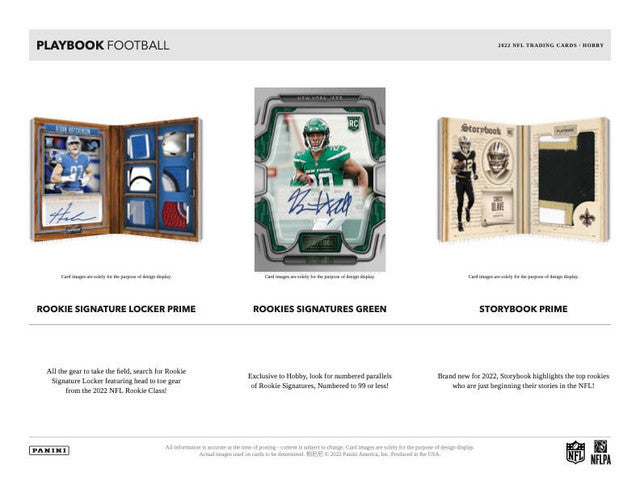 2022 Panini Playbook Football Hobby Box