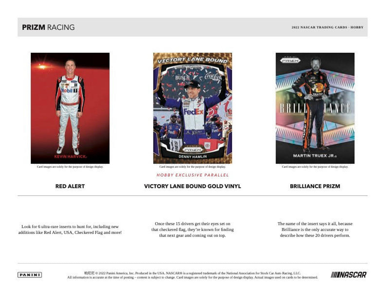 2022 Panini Prizm Racing NASCAR Hobby Box