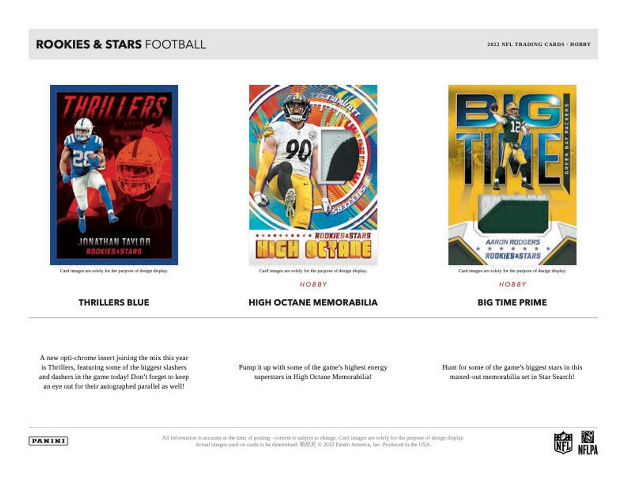 2022 Panini Rookies & Stars Football Hobby Box