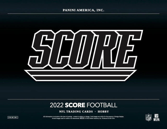 2022 Panini Score Football Hobby Box