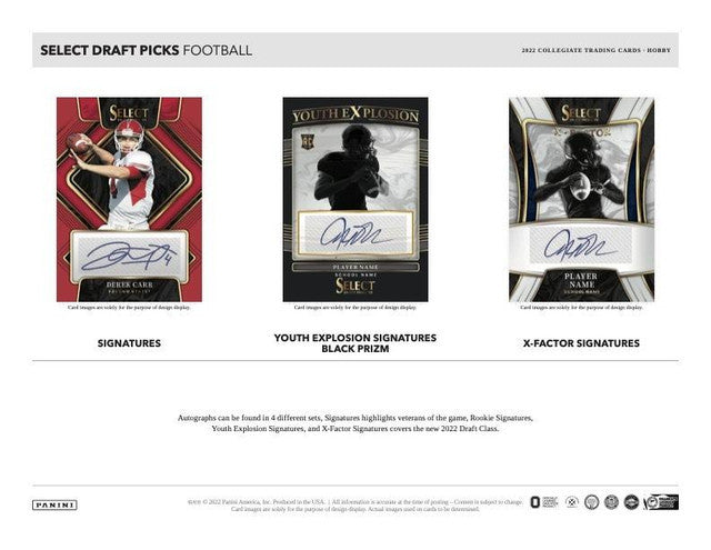 2022 Panini Select Draft Picks Football Hobby Box