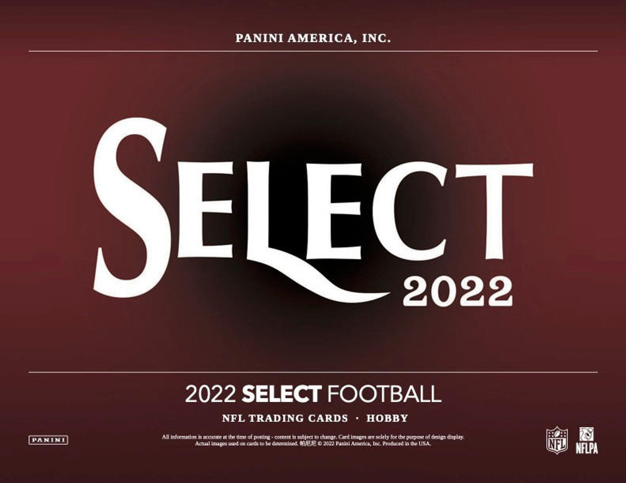 2022 Panini Select Football NFL Hobby Box