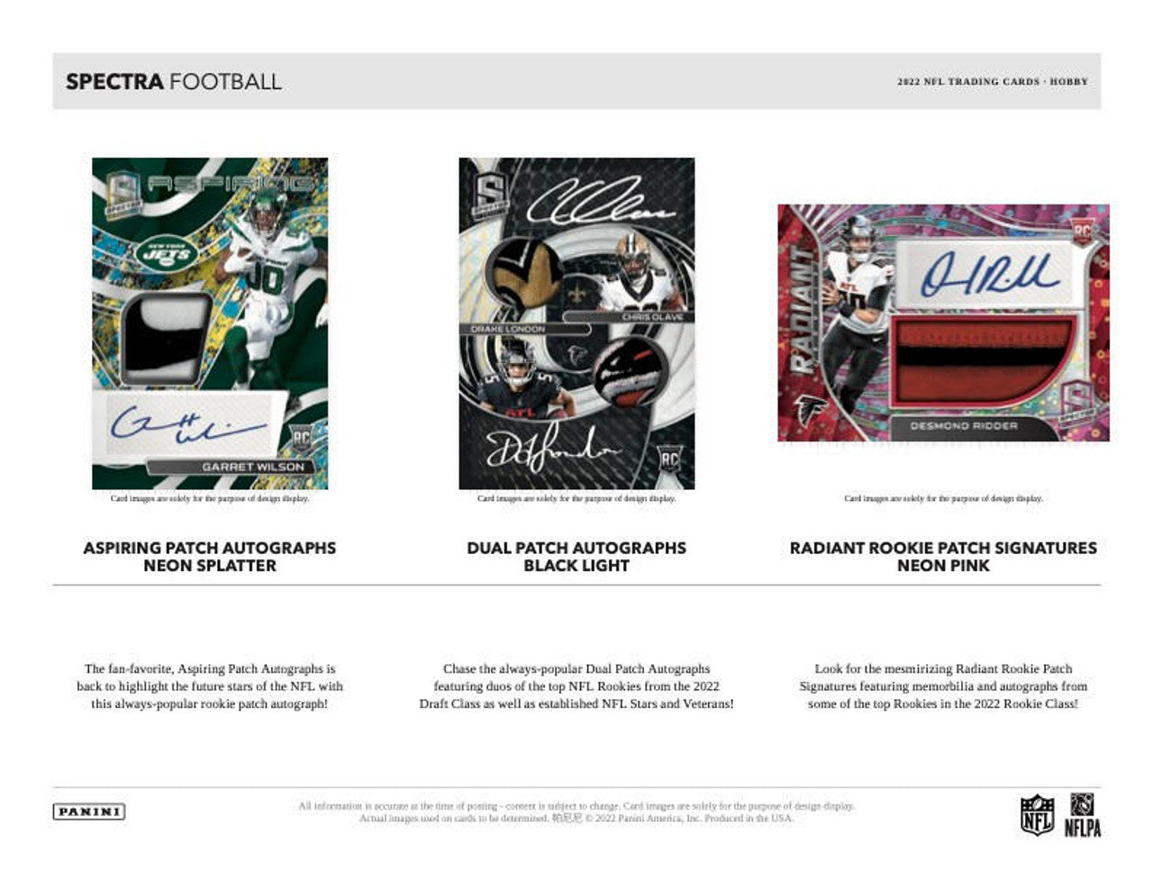 2022 Panini Spectra Football Hobby Case