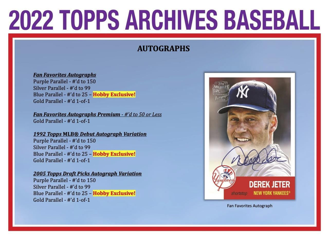 2022 Topps Archives Hobby Baseball Case (10)