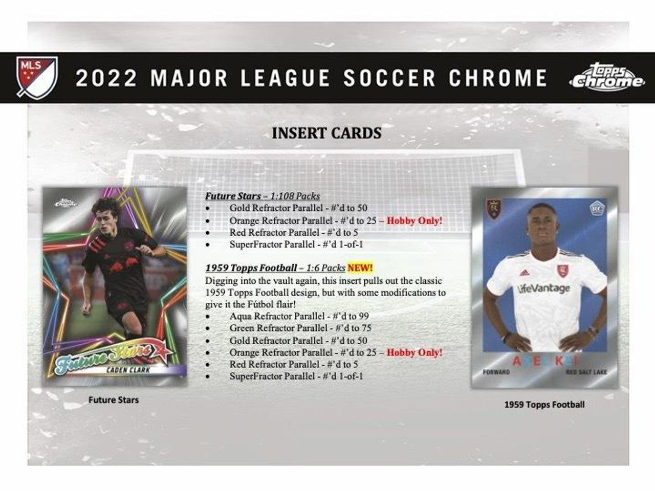 2022 Topps Chrome MLS Soccer Hobby Case