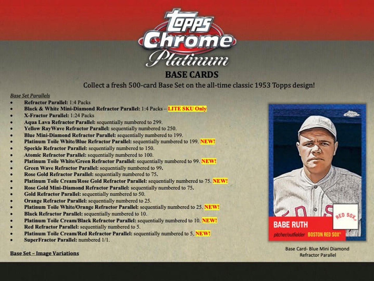 2022 Topps Chrome Platinum Anniversary Baseball Lite Box