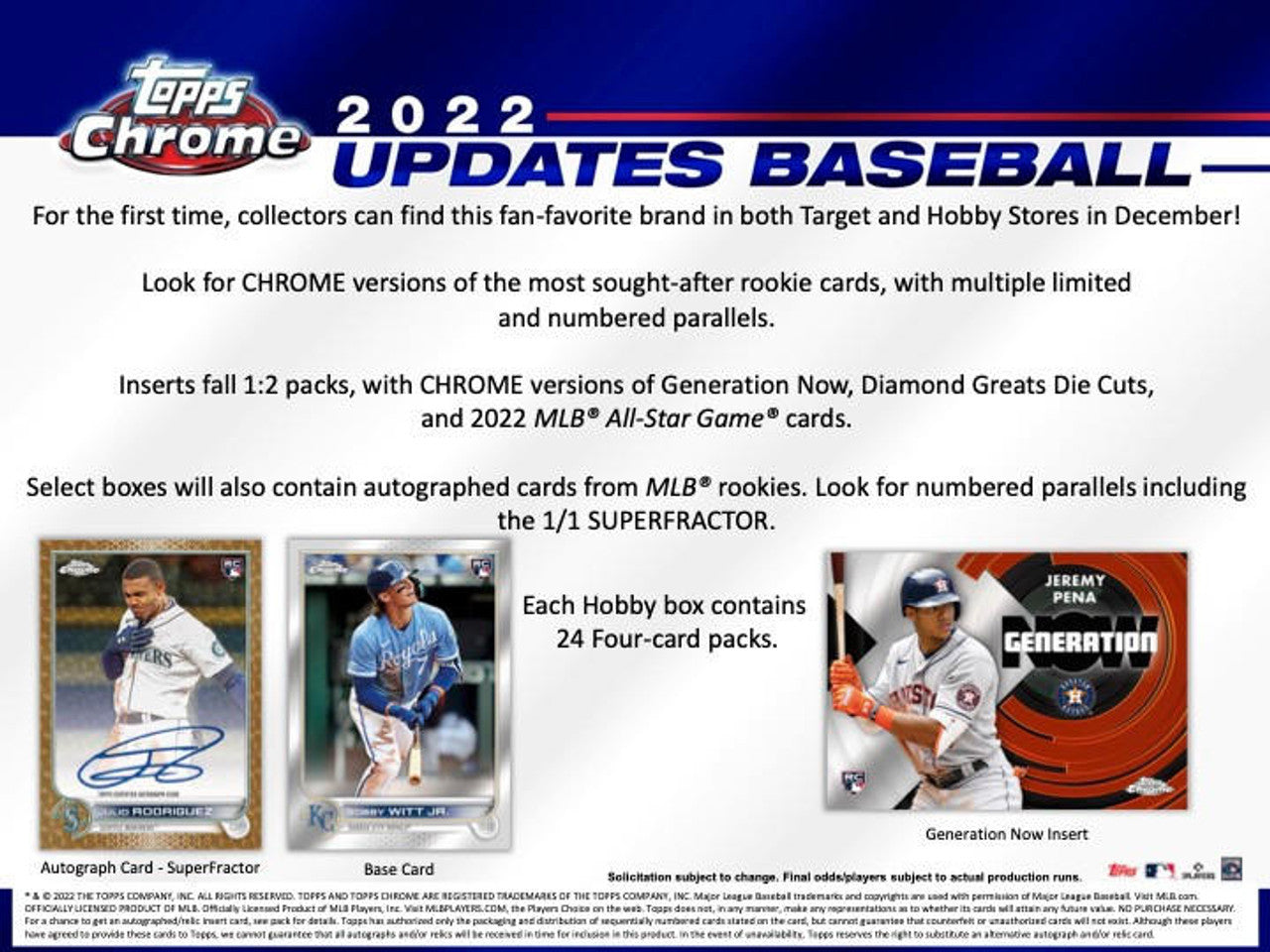 2022 Topps Chrome Update Baseball Hobby Case (12)