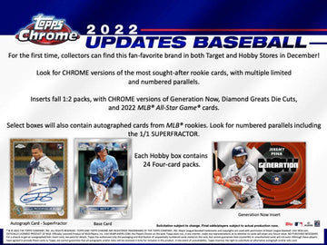 2022 Topps Chrome Update Baseball Hobby Case (12)