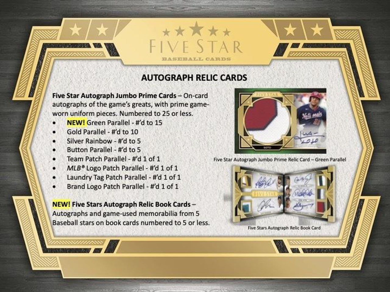2022 Topps Five Star Baseball Hobby Box