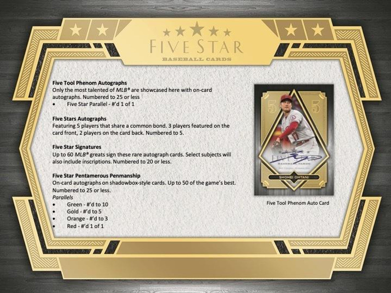 2022 Topps Five Star Baseball Hobby Box