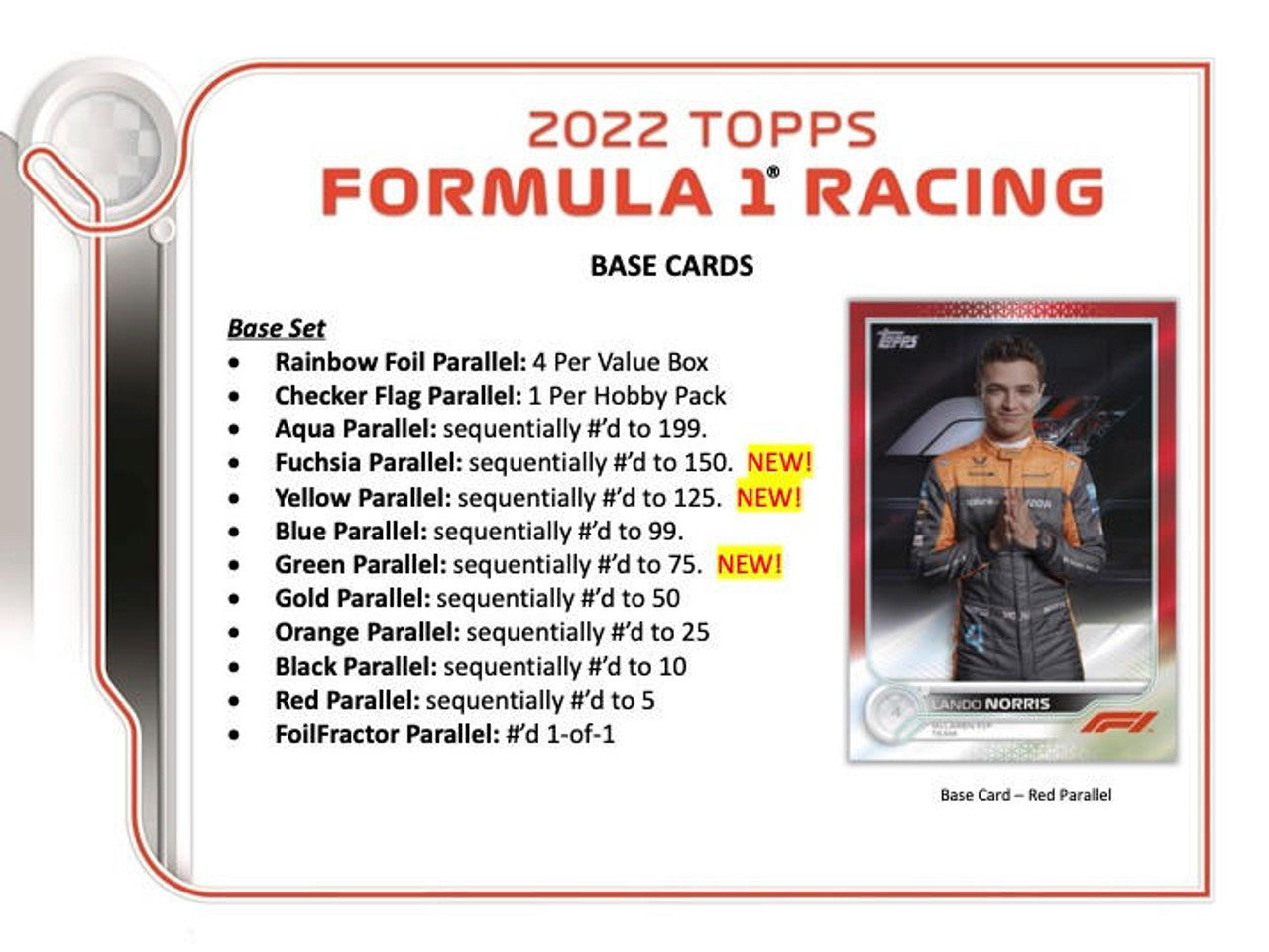 2022 Topps Formula 1 Flagship Hobby Box