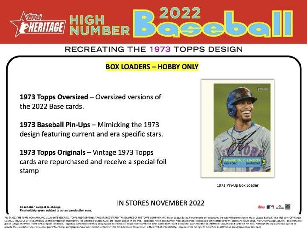 2022 Topps Heritage High Number Baseball Hobby Box