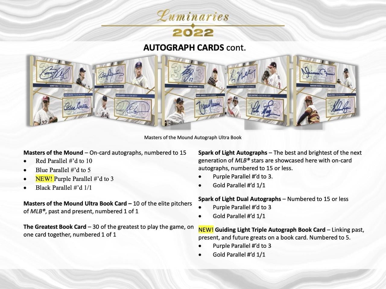 2022 Topps Luminaries Baseball Hobby Box