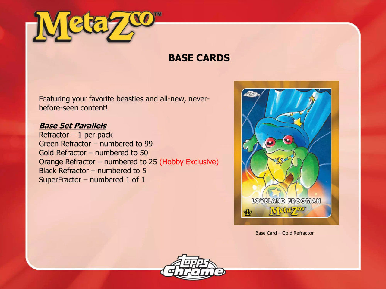 2022 Topps Chrome MetaZoo Hobby Box