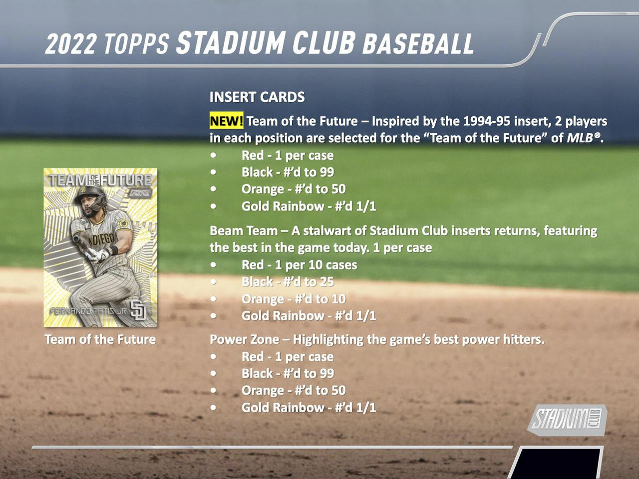2022 Topps Stadium Club Baseball Hobby Box