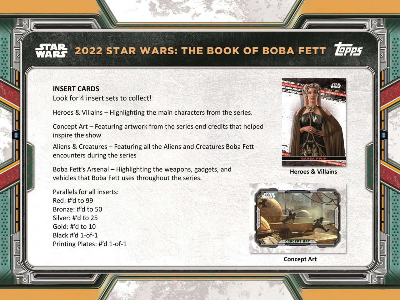 2022 Topps Star Wars Book of Boba Fett Box