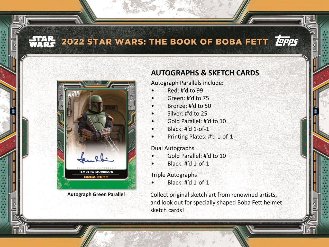 2022 Topps Star Wars Book of Boba Fett Box