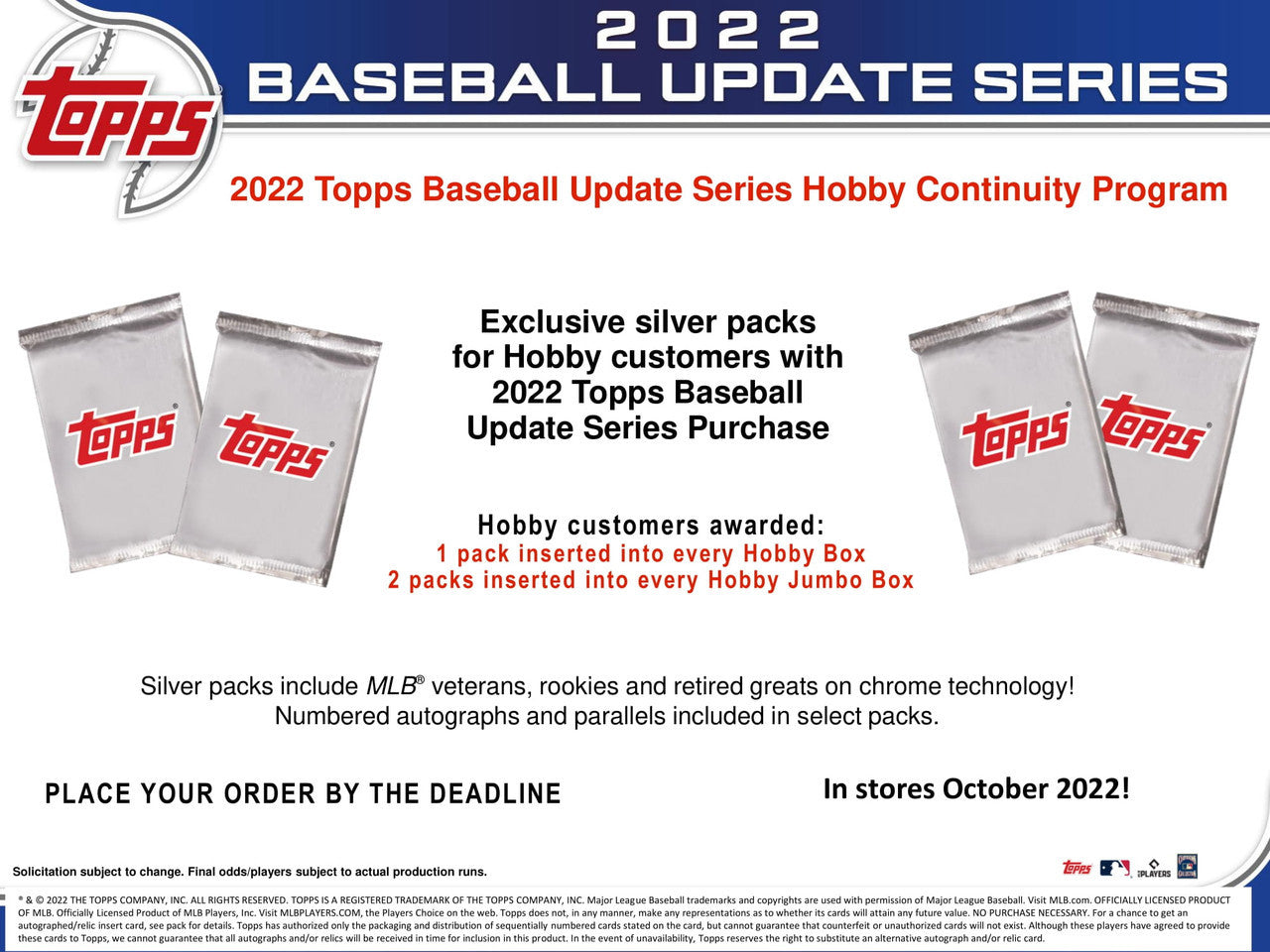 2022 Topps Update Baseball Jumbo Box