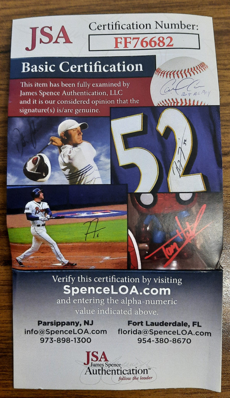 Wander Franco Signed Baseball W/ JSA FF76682