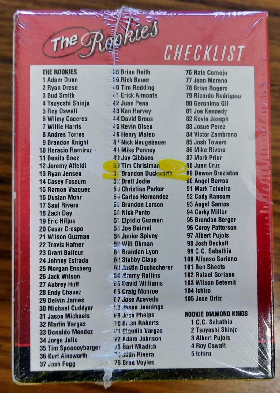 2001 Donruss The Rookies Set