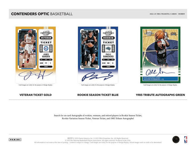 2022/23 Panini Contenders Optic Basketball Hobby Box