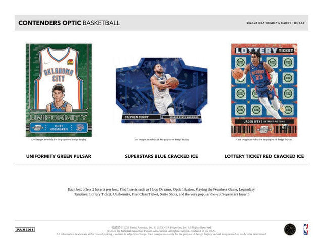 2022/23 Panini Contenders Optic Hobby Case (20)