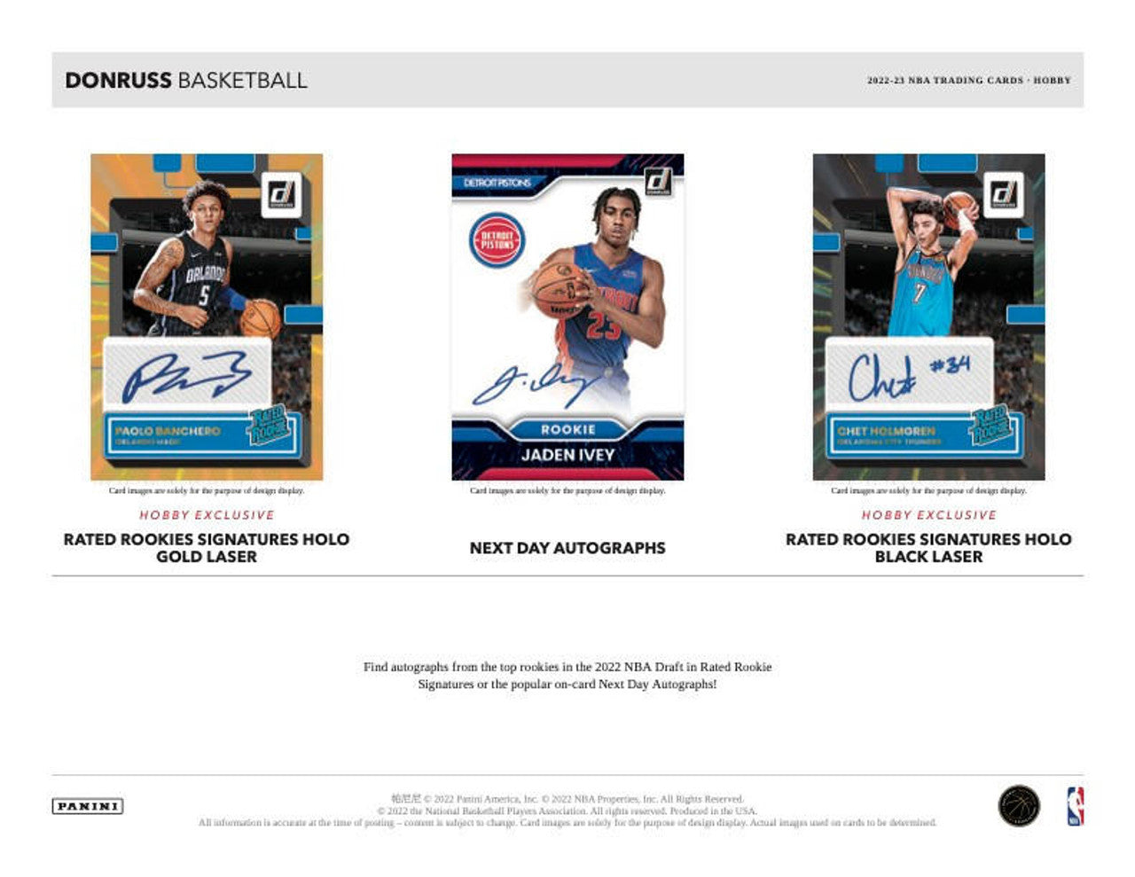 2022/23 Panini Donruss Basketball Hobby Box