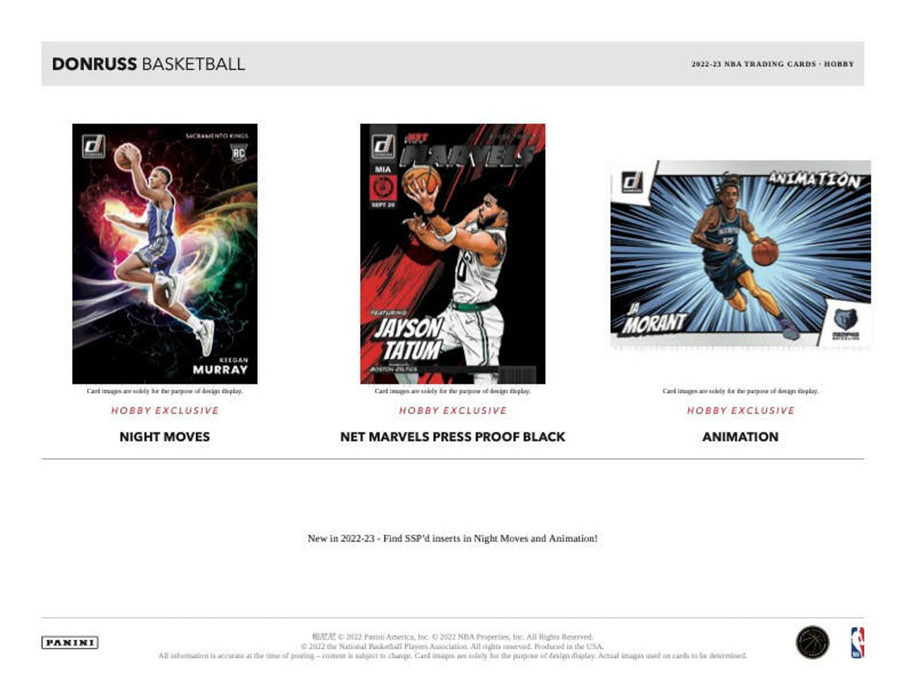 2022/23 Panini Donruss Basketball Hobby Box