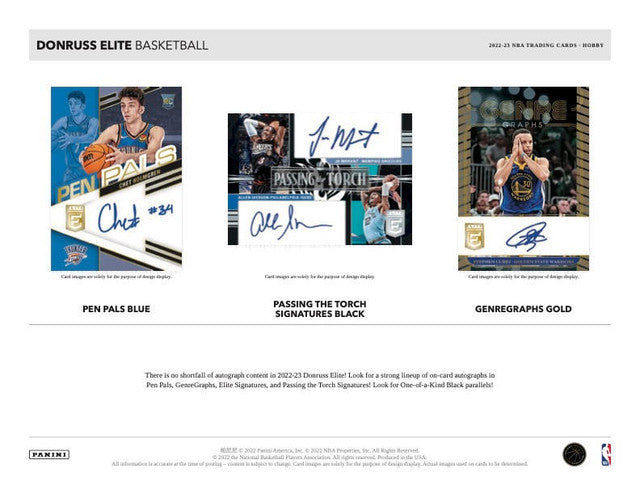 2022/23 Panini Donruss Elite Basketball Hobby Box