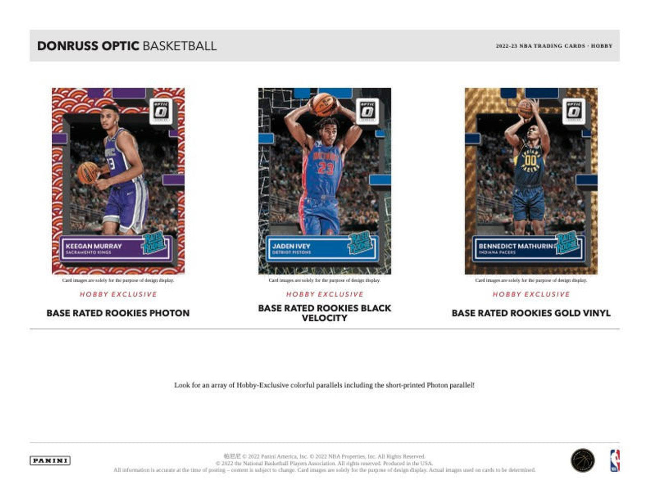 2022/23 Panini Donruss Optic Basketball Hobby Box