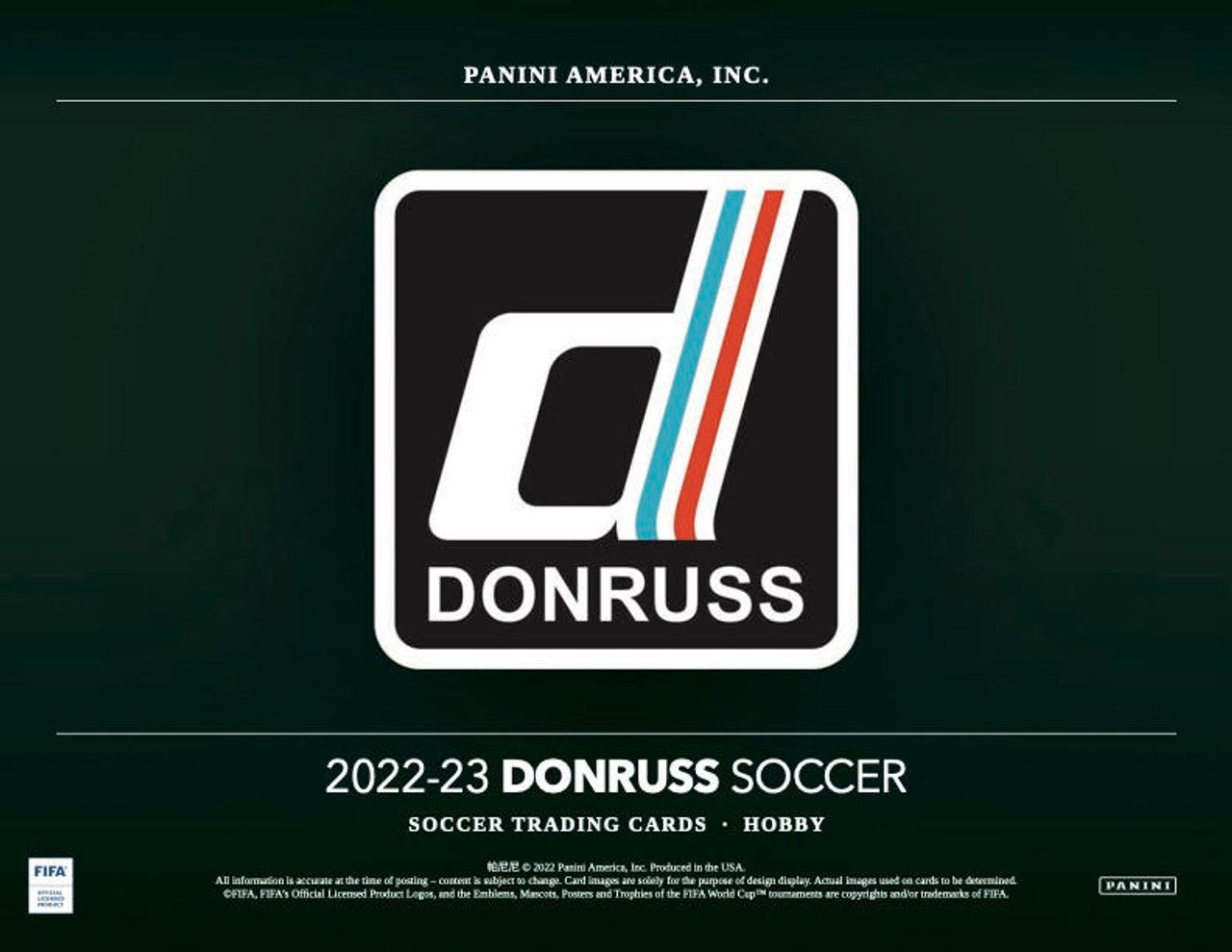 2022/23 Panini Donruss FIFA Soccer Hobby Box