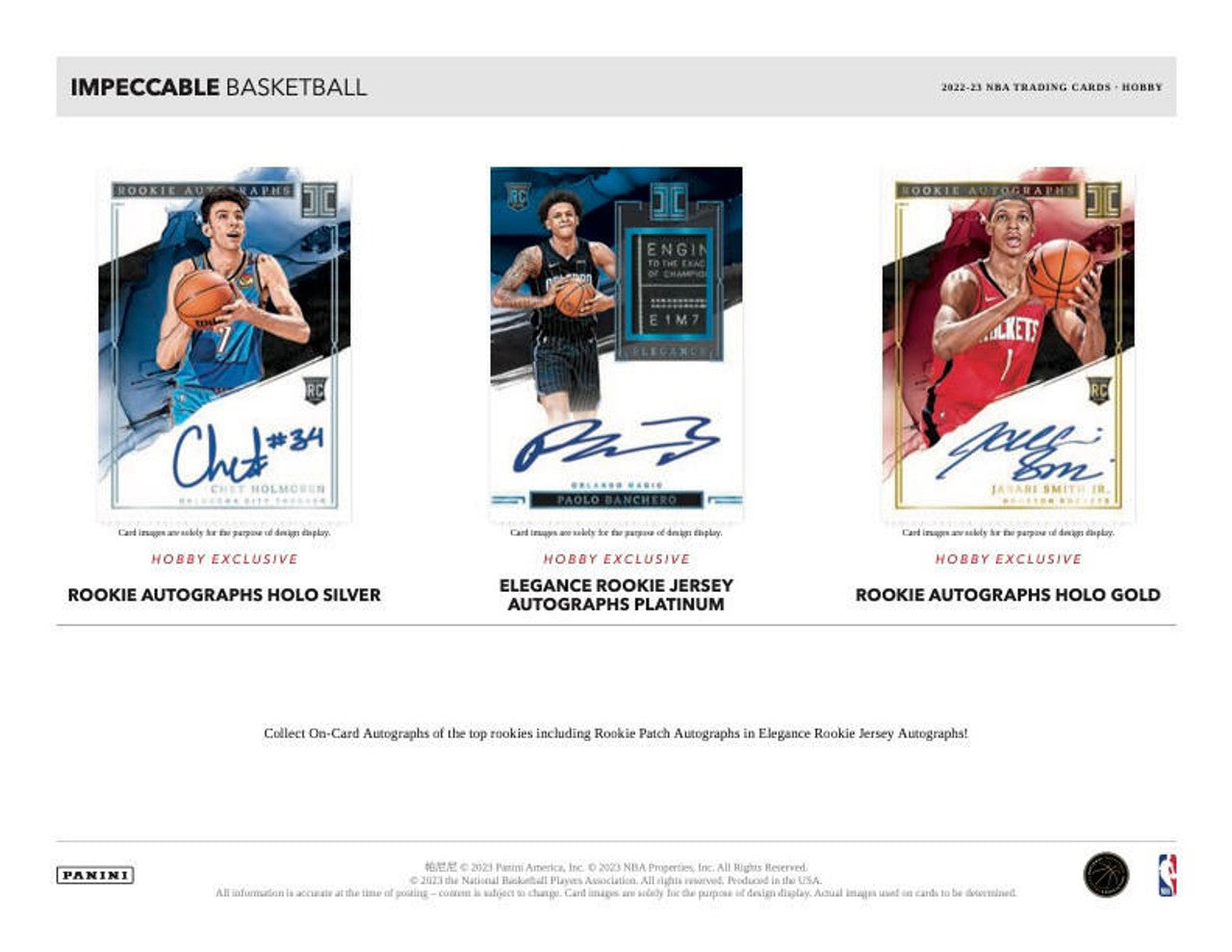 2022/23 Panini Impeccable Basketball Hobby Case (3)