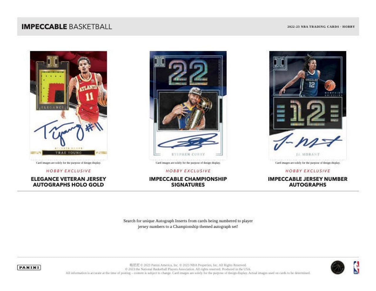 2022/23 Panini Impeccable Basketball Hobby Case (3)
