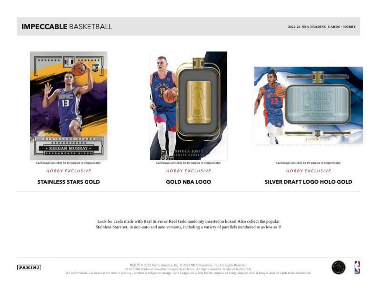 2022/23 Panini Impeccable Basketball Hobby Case (3)