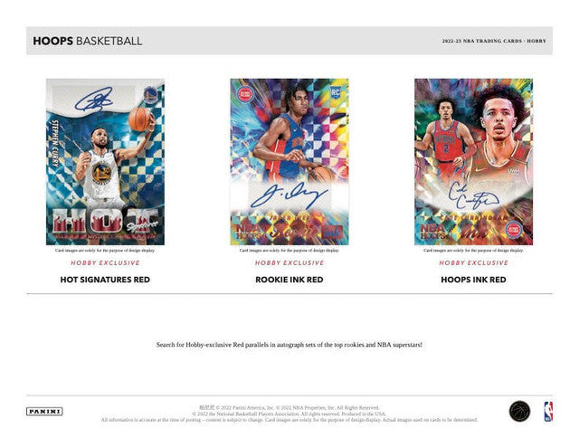 2022/23 Panini NBA Hoops Basketball Hobby Box