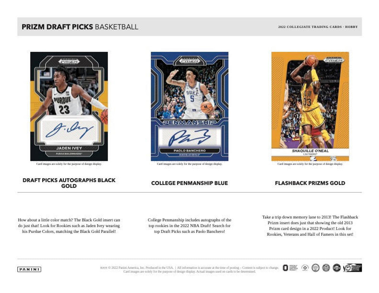 2022/23 Panini Prizm Draft Picks Basketball Hobby Box