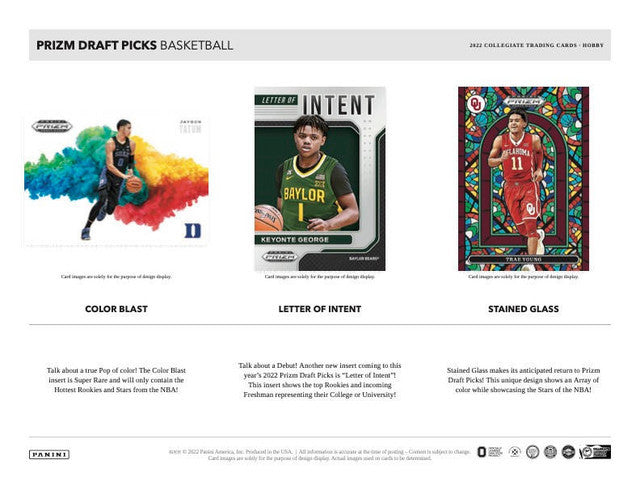 2022/23 Panini Prizm Draft Picks Basketball Hobby Box