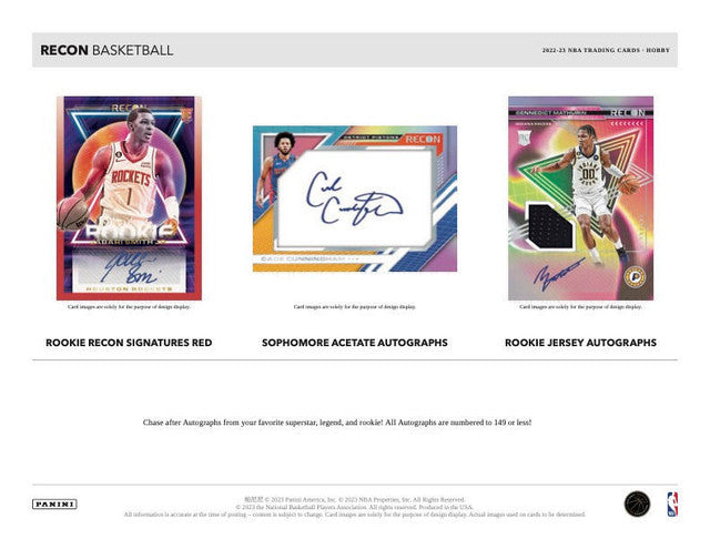 2022/23 Panini Recon Basketball Hobby Box