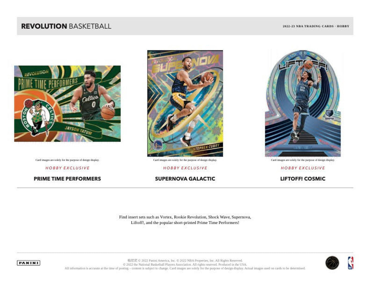 2022/23 Panini Revolution Basketball Hobby Box