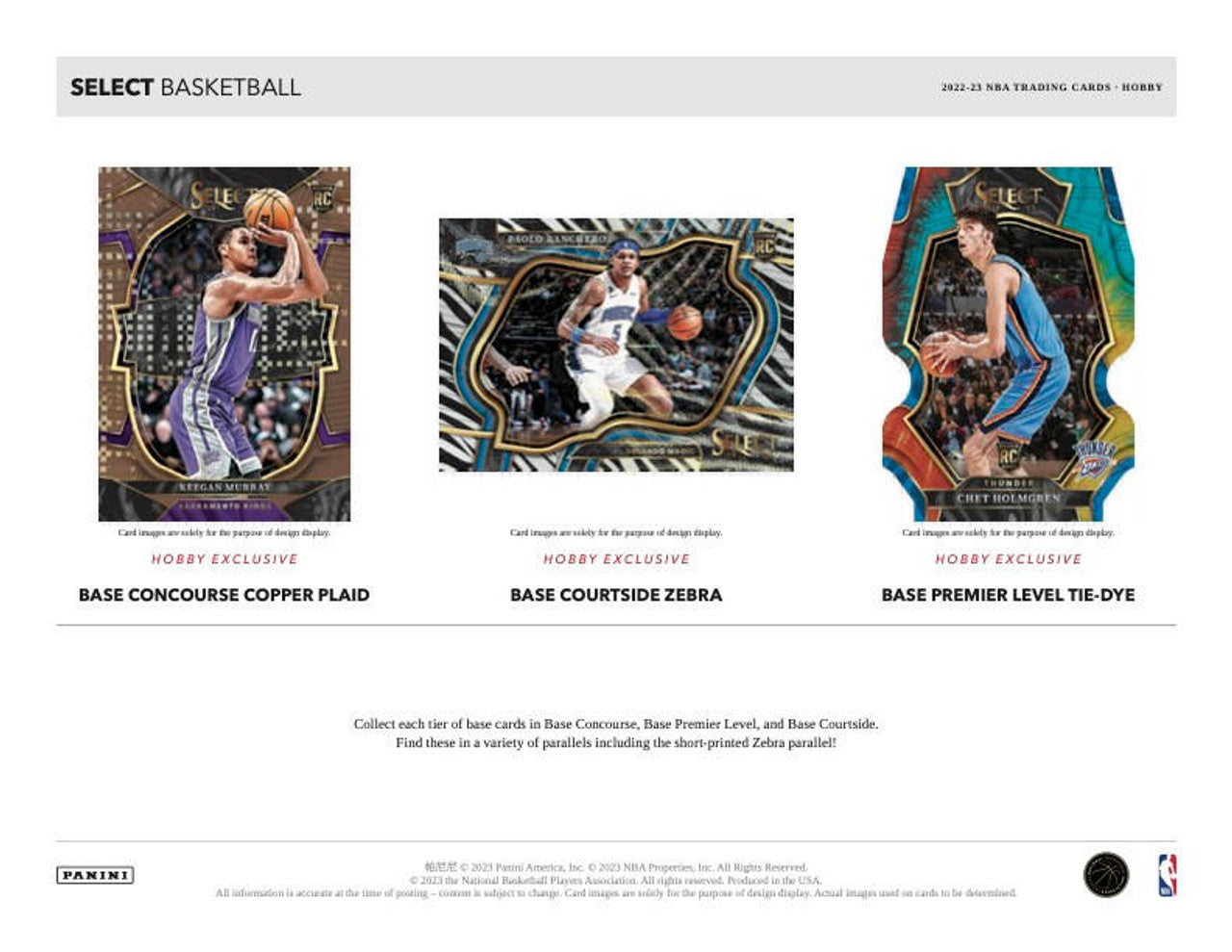 2022/23 Panini Select Basketball Hobby Box