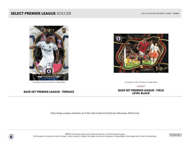 2022/23 Panini Select Premier League EPL Soccer Hobby Box