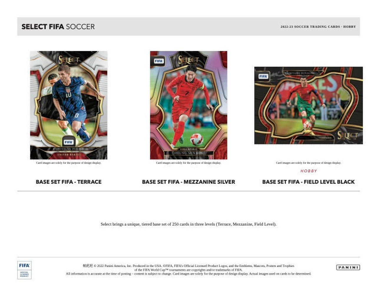2022/23 Panini Select FIFA Soccer Hobby Box