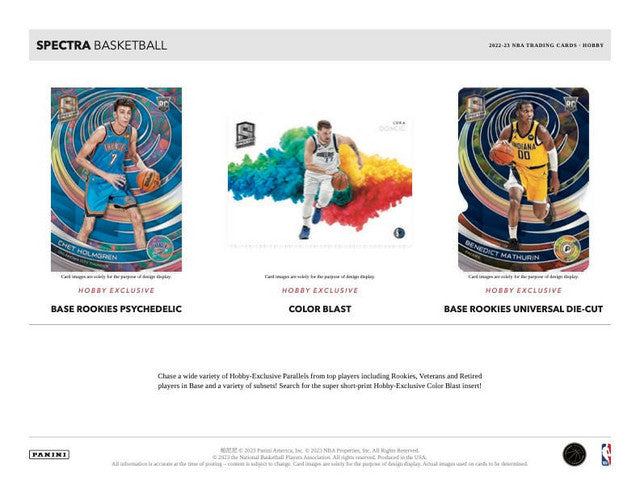 2022/23 Panini Spectra Basketball Hobby Box