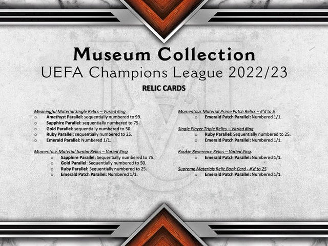 2022-23 Topps Museum Collection UEFA Soccer 12-Box Hobby Case
