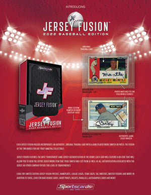 2022 Jersey Fusion Baseball Edition Sealed Display Box
