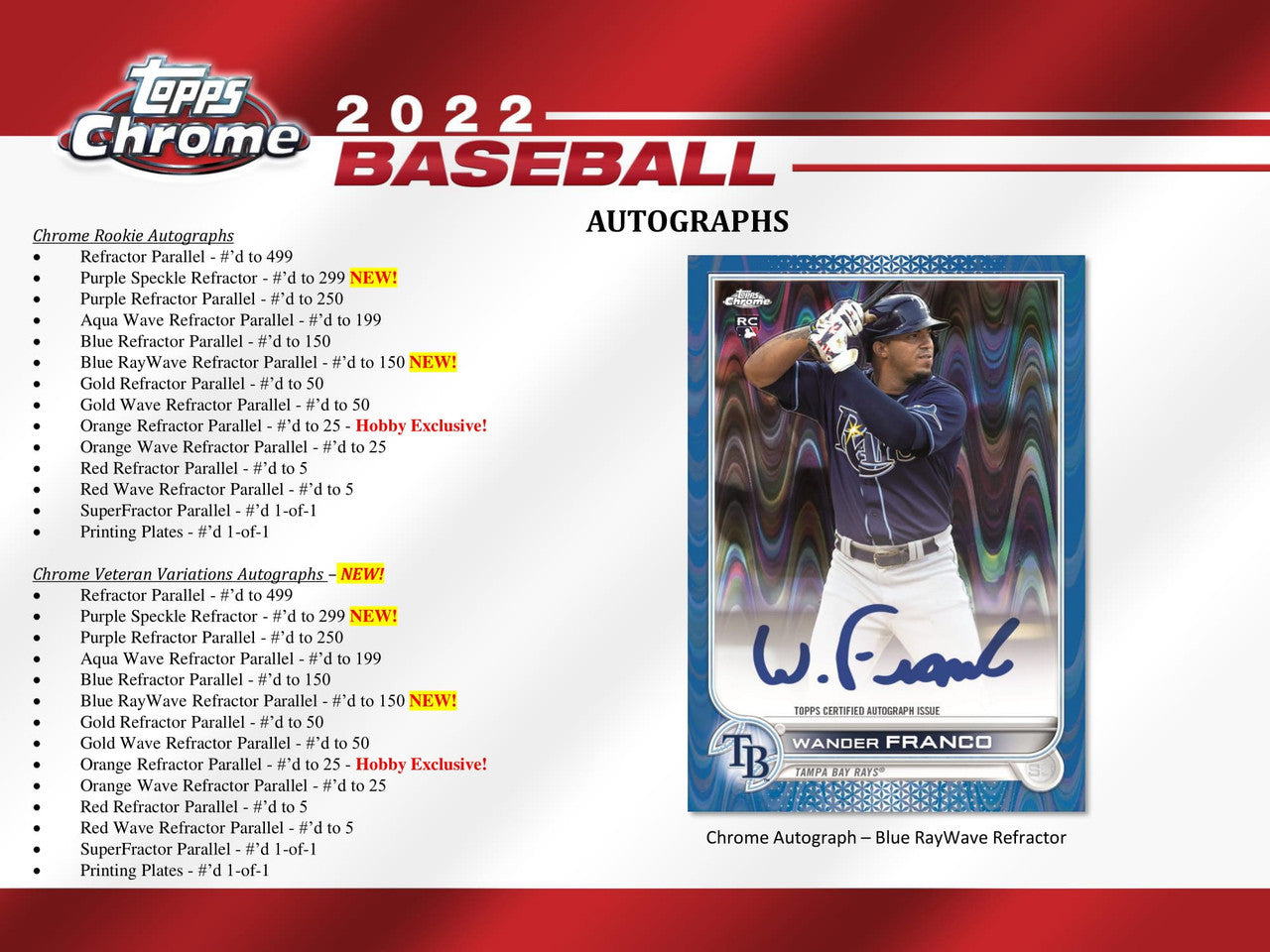 2022 Topps Chrome Baseball Jumbo Hobby Box