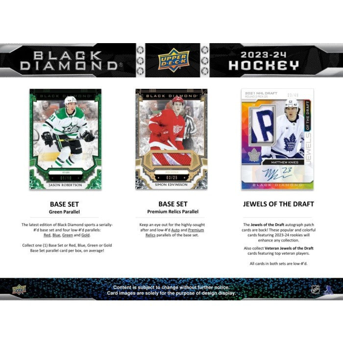 2023/24 Upper Deck Black Diamond Hockey Hobby Case (10)