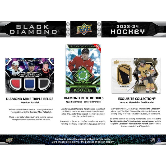 2023/24 Upper Deck Black Diamond Hockey Hobby Case (10)