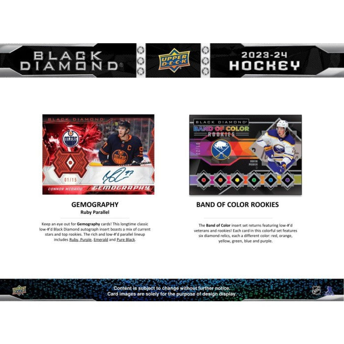 2023/24 Upper Deck Black Diamond Hockey Hobby Case (10)